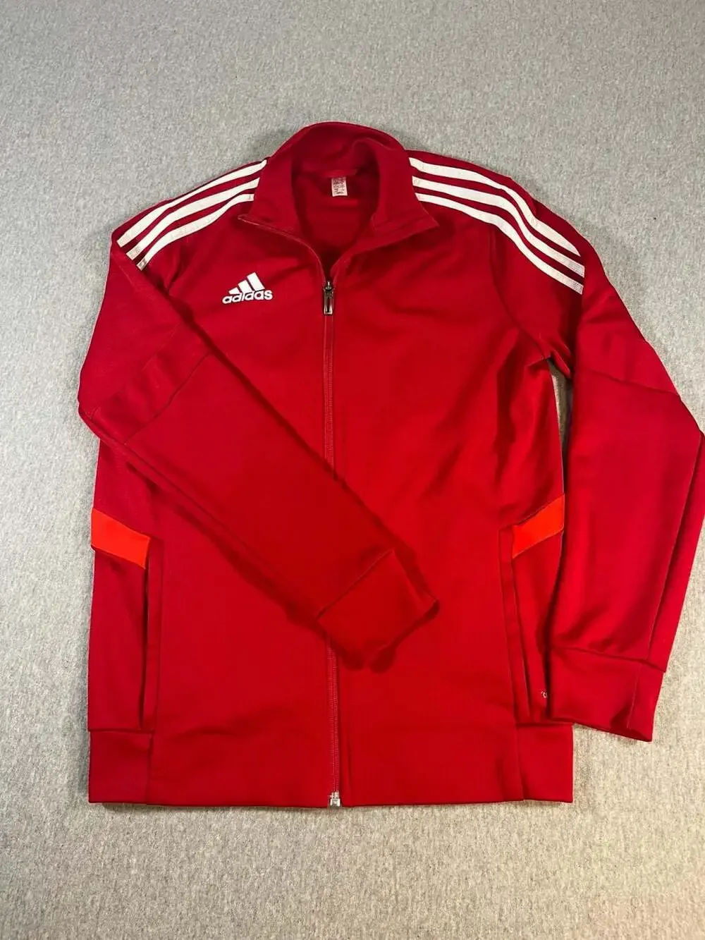 Adidas Tiro 19 Climalite Full Zip Red Track Jacket Youth Size Large